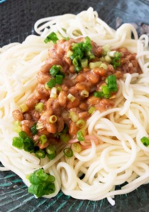 梅納豆そうめん-レシピのメイン写真