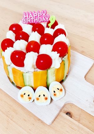 ミートローフケーキ(わんこ用)-レシピのメイン写真