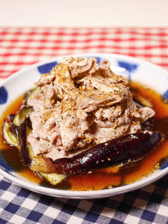豚肉とナスのレンジ蒸し-レシピのメイン写真