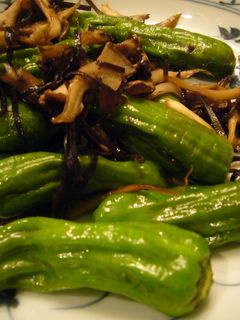 ししとう&舞茸塩昆布炒め-レシピのメイン写真
