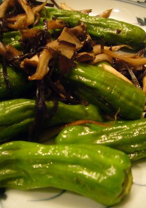 ししとう＆舞茸塩昆布炒め-レシピのメイン写真