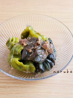 なすとししとうの揚げ浸し 作り置き-レシピのメイン写真