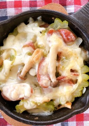 ゴーヤのチーズ焼き-レシピのメイン写真