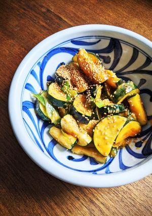簡単！焼肉風味ズッキーニチーズ炒め-レシピのメイン写真
