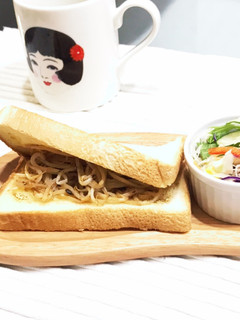 もやしdeトーストサンド-レシピのメイン写真