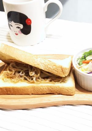 もやしdeトーストサンド-レシピのメイン写真