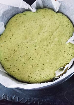 甘さ控えめ大人の味☆抹茶チーズケーキ-レシピのメイン写真