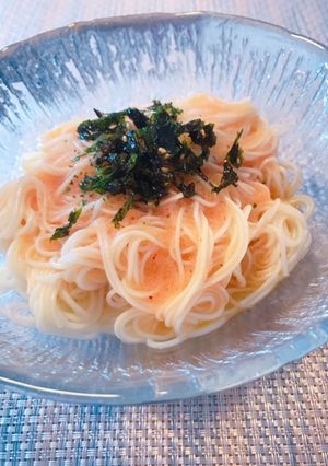 明太卵そうめん（冷麺）-レシピのメイン写真