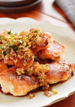 ダイエットにも！鶏胸肉の薬味甘酢ダレ-レシピのメイン写真