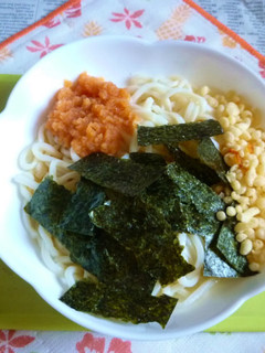 醤油うどん風冷やしうどん13~海苔&明太-レシピのメイン写真
