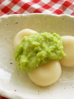 【松戸特産】豆腐白玉 ずんだあん-レシピのメイン写真