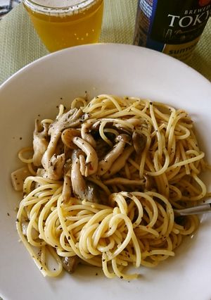 柚子香るキノコパスタ-レシピのメイン写真