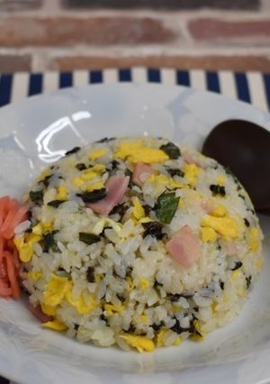 大葉とバラ海苔のチャーハン-レシピのメイン写真