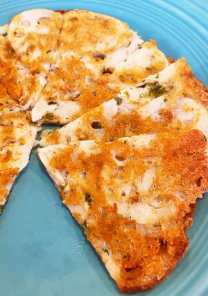 カリカリ☆れんこんのしらすチーズ焼き-レシピのメイン写真