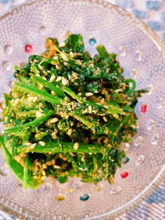 *ほうれん草の胡麻和え*-レシピのメイン写真