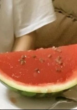 チョコ入り⭐️夏にぴったりスイカゼリー-レシピのメイン写真