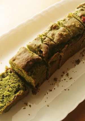卵不要★抹茶パウンドケーキ★ダイエット-レシピのメイン写真