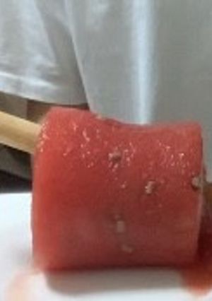 ひんやりシャリシャリ！スイカバー-レシピのメイン写真
