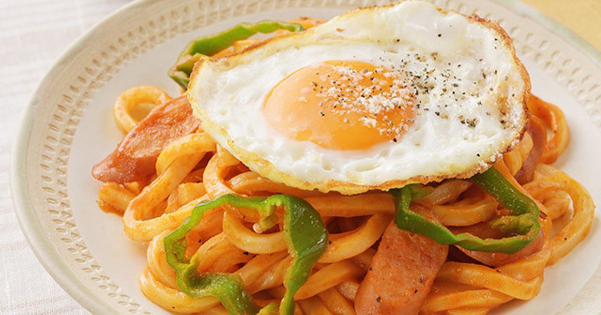 無添加野菜でナポリタン風ベジうどん by キリン無添加野菜