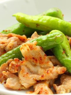 ししとうと豚肉の粒マスタードマヨ炒め-レシピのメイン写真
