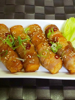 絹揚げの豚バラ巻き-レシピのメイン写真