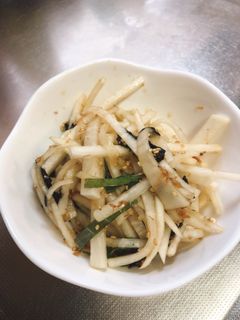 大根と大葉と韓国のりのサラダ-レシピのメイン写真