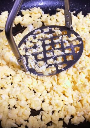 超簡単♡失敗なしポテトマッシャーで炒り卵-レシピのメイン写真