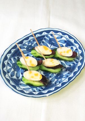 簡単おつまみ！柴漬けのオードブル-レシピのメイン写真