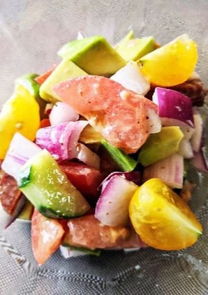 スプーンで食べるサラダ-レシピのメイン写真