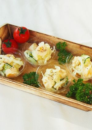 お弁当の隙間に！チーかまポテトサラダ-レシピのメイン写真