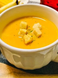 簡単家にあるもので作る・かぼちゃのスープ-レシピのメイン写真