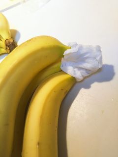 キッチンペーパー1枚で!バナナ長持ち技!-レシピのメイン写真