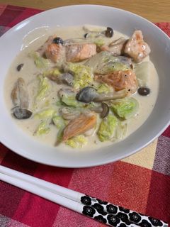 鮭のクリーム煮-レシピのメイン写真