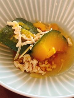 南瓜のそぼろ煮-レシピのメイン写真