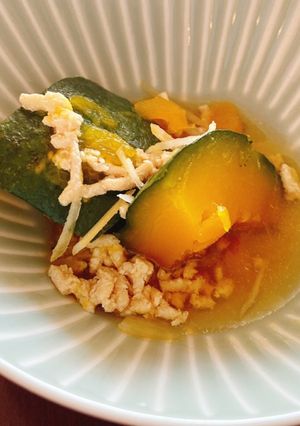 南瓜のそぼろ煮-レシピのメイン写真