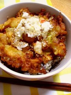この味クセになる♪塩かき揚げ丼-レシピのメイン写真