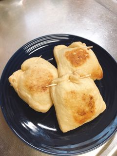 キャベツとはんぺんの油揚げ詰め焼き-レシピのメイン写真