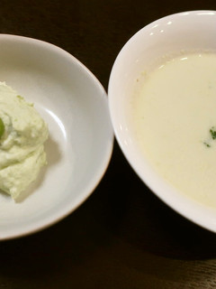 枝豆の冷製ポタージュと枝豆のムース-レシピのメイン写真