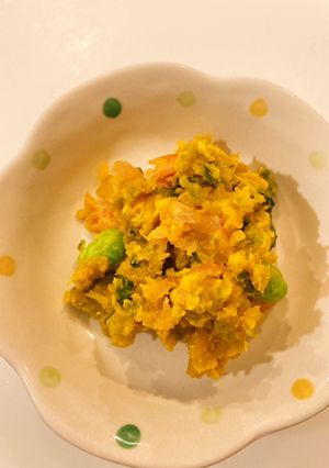 かぼちゃサラダ（生ハム入り）-レシピのメイン写真