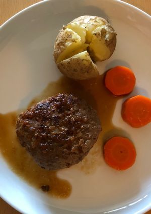 お母さんのハンバーグ-レシピのメイン写真