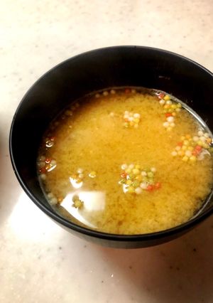 おつまみ帆立の紐の出汁で作る味噌汁-レシピのメイン写真