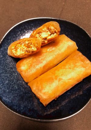 豆腐とキムチの春巻き-レシピのメイン写真