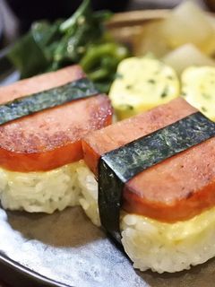 照り焼きマヨスパムおにぎり-レシピのメイン写真