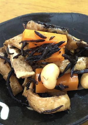 超簡単！ひじきの煮物お弁当にも最適！-レシピのメイン写真