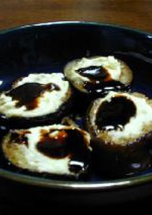 なすの甘味噌とクリームチーズソースがけ__Sauted Eggplant with Sweet Miso & Cream Cheese Sauce-レシピのメイン写真