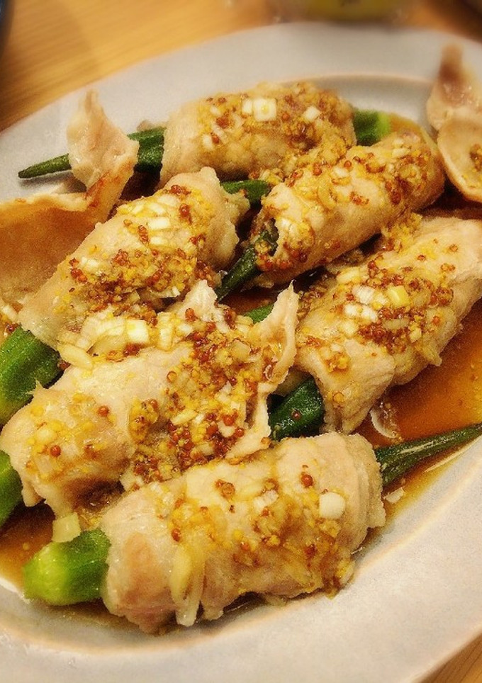 レンジで簡単★オクラとみょうがの豚肉巻き-レシピのメイン写真