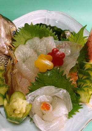 お祝い事に！鯛の姿造り【初心者向】-レシピのメイン写真