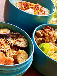 タロの弁当⑨ なすとベーコンの味噌炒め他-レシピのメイン写真