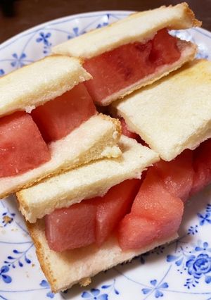 スイカサンド　フルーツサンド-レシピのメイン写真