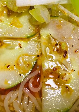 味付けこれだけ！かき醤油とごま辣油で素麺-レシピのメイン写真